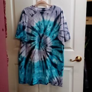 Tie dye Tshirt dress